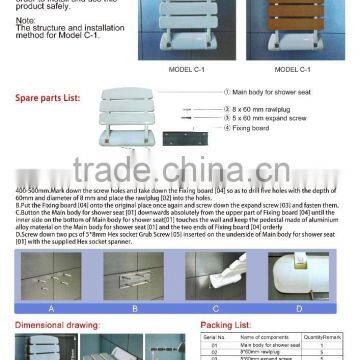 China Bathtub Shower Seat for Old People and Disabled People photo-2