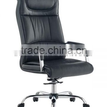 Popular leather high back office chair,genuine leather Swivel chair (SZ-OC035)