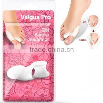 foot health protector hallux valgus pro silicone bunion toe separator ks 266