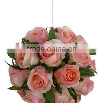 6" Artificial Hanging Flowr Ball, Hanging Flower Ball, Wedding Rose Hanging Ball