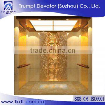 Luxury Decoration Elevator For Hotel Use