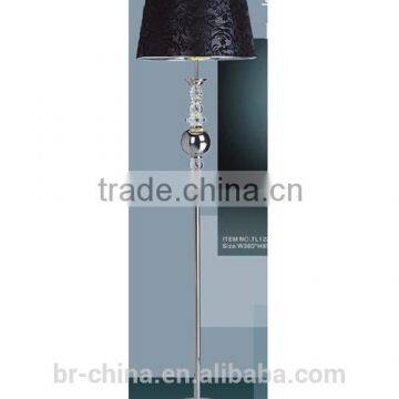 CE/UL/SAA brass crystal floor lamp crystal ball FL21468PN