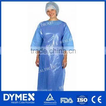 OEM Blue High Quality Cheap Disposable Nonwoven PE Apron