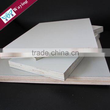 White Melamine Coated Plywood for Modern Kitchen Cabinets photo-6