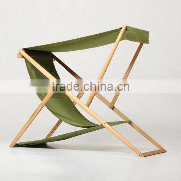 XZ Shape Folding Wooden Light Weight Beach Chair photo-5