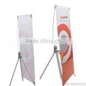 Economic exhibition show aluminum lockable X stand