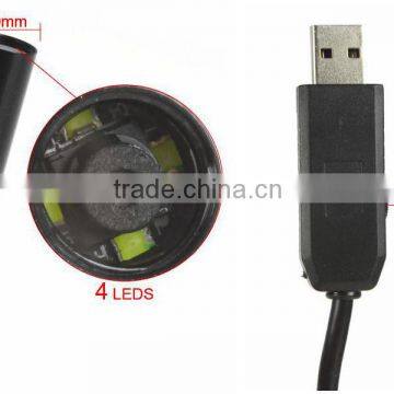20M Cable Length Inspection Camera IP66 Waterproof 10mm Lens Mini USB Endoscope Camera Borescope Tube Snake Scope 4 LEDs photo-2