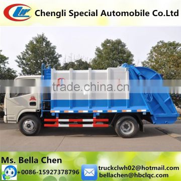 New refuse compactor trucks, DONGFENG small refuse truck