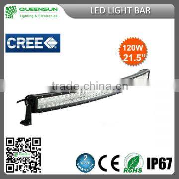 21.5inch 120W Curved LED light bar 40pcs*3W intensity Chip DRCLB120-C