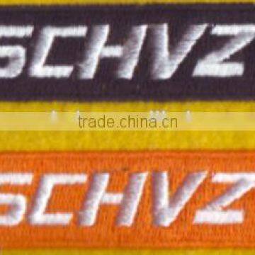 different background colors for the name design custom embroidery patches