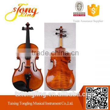 (TL004-2) Pattern violin With case , Colorful Violins With Cases,Solid Wood Violin