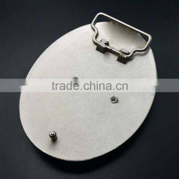 Nickel Plated Metal Name Plate Belt Buckles photo-6