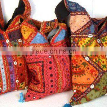 Tribal Bohemian Shoulder bags,wholesale lots tribal bohemian bags,ethnic Mirror work & Embroidery pacthwork Shoulder bags