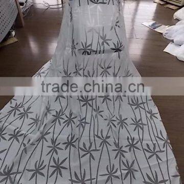 100% polyester burn out curtain made in china shaoxing