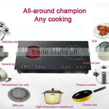 Combination 4000W Induction Cooker vs Infrared Cooker Induction Heating Electric Cooker photo-5