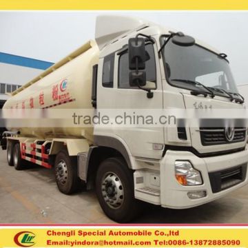 Best price dongfeng heavy duty 8x4 powder material truck