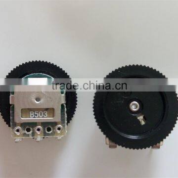 Dial potentiometer B503 50K diameter16MM plate thickness of 1MM