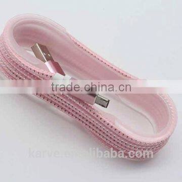 New Arrival !. Led Light Cable Micro Usb. Double Color Luminous Data Cable