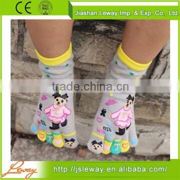 New style cotton children five fingers socks five toe socks