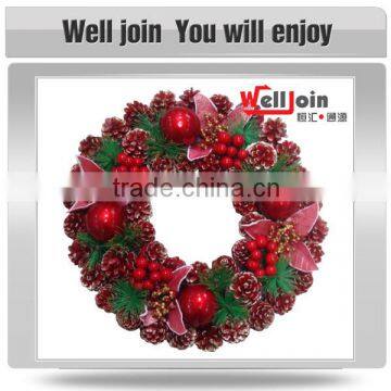 Guaranteed quality proper price christmas ball wreath