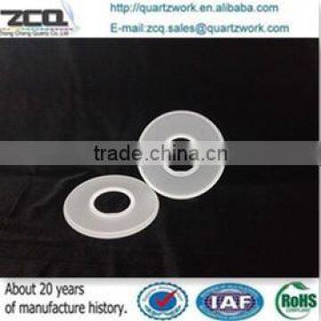 CNC Machining Fused Silica/ Quartz Part Matted / Translucent/ Opaque photo-4