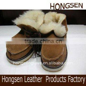 HSBB005 baby leather boots