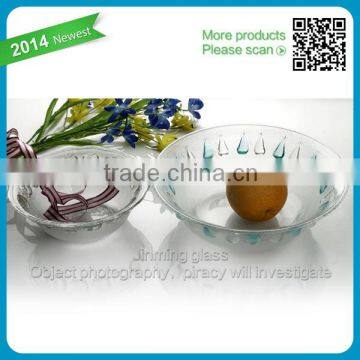 Wholsale Factory Price clear glass fruit or salad bowl