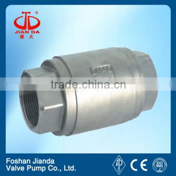 stainless steel threaded vertical check valve