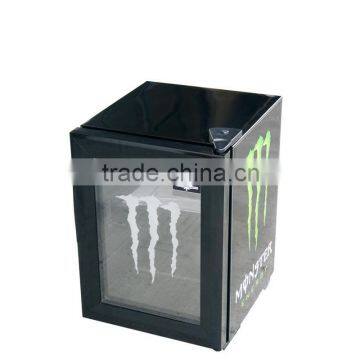 21Liter Mini display cooler, refrigerator, beverages fridge, with glass door