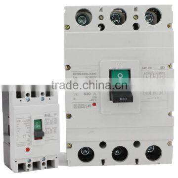 Compective Price HCM1/CM1-630L/3300 630A 3Pole 4Pole MCCB Moulded Case Circuit Breaker photo-6
