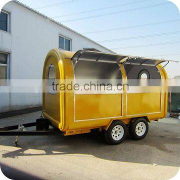 2014 Hot Selling Salted Peanuts Food Trailer Cart with Jam Dispenser Juice Extractor XR-FC350 D