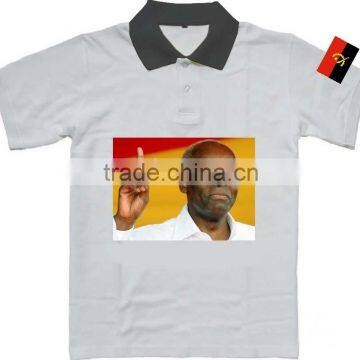 OEM printing election campaign polo shirt, 100%cotton
