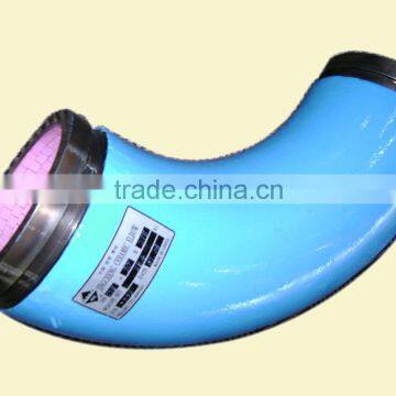 Long life time wear resistant concrete pumping elbow