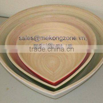 lacquered bamboo bowl