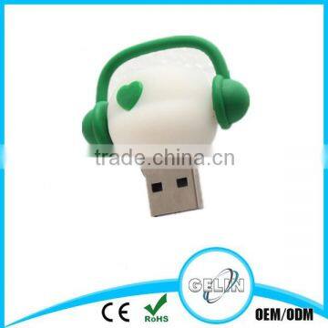 So Cute and Colour Fashion Silicone Material Usb Flash Drive photo-2