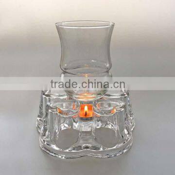 Glass candle warmer