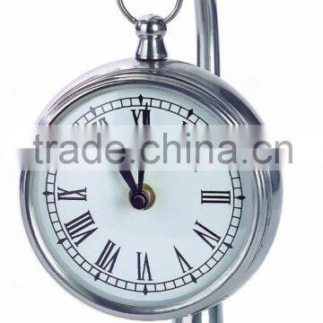 SILVER COLOUR NAUTICAL TABLE CLOCK-PROMOTIONAL TABLE CLOCK 2073