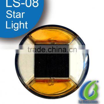 LS-08 New IP68 High Flashing Plastic Led Cat Eye Solar Powered Leds Road Stud Solar Road Safety Studs photo-4