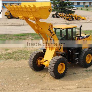 China factory supply 5t heavy equipment 3m3 bucket capacity wheel loader ZL50