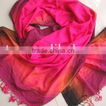 100% cotton shawl for woman