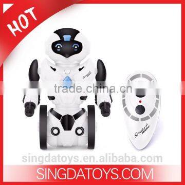 New Arrived!JXD 1016A 2.4G RC Smart Robot Toy Black & White Color 2015 Christmas Gift