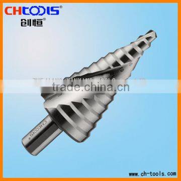 High quality cutting tools with Spiral flute step drill FROM CHTOOLS
