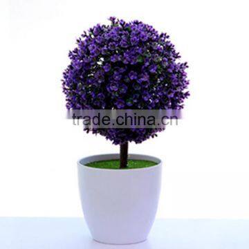 Sakura snow ball artificial mini plant bonsai for hotel decoration