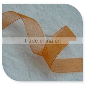 Satin edged sheer ribbons for sale organza ribbons