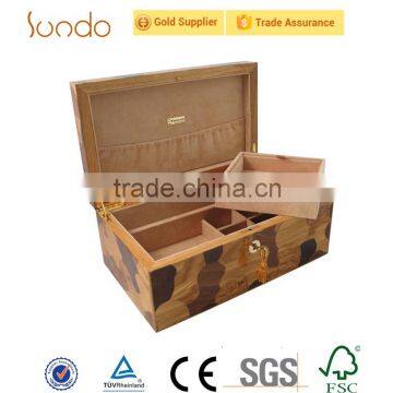 custom printed wooden packaging boxes