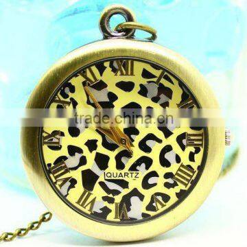 Cheap mechanical pocket watches with colored face pocket watch