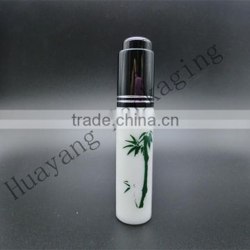 cosmetic glass bottle with black cap and dropper high quality essential oil glass bottle