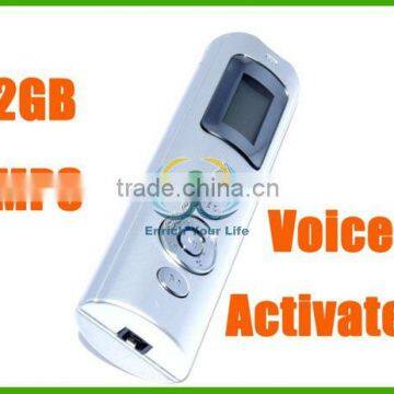 2GB Voice Activated Dictaphone Phone Recorder MP3