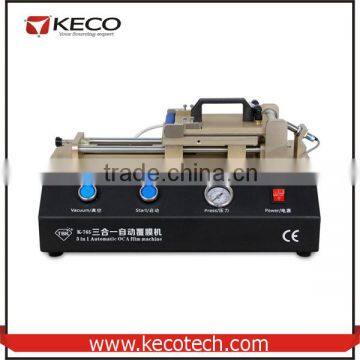 2016 New 3 in 1 Automatic Vacuum OCA Film Lamination Machine For phone lcd refurbishing