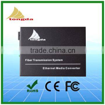 10/1000M SM single fiber Media Converter for telephone and CCTV surveillance System